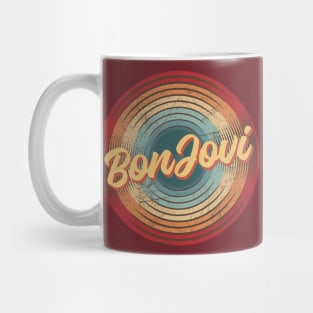 Bon Jovi Vintage Circle Mug